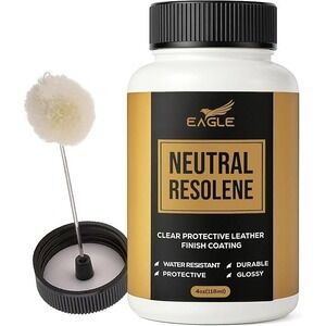 Eagle Neutral Resolene with Applicator 4oz Water-Resistant Leather Finish‎